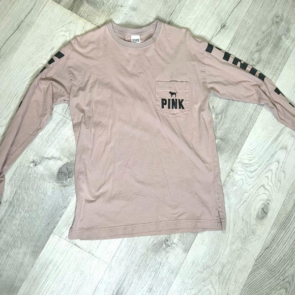 PINK Victoria's Secret Tops - Pink long sleeve tee